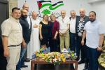 بحضور رجال الدين الاب لويز حزبون والقاضي ماهر ابو عواد