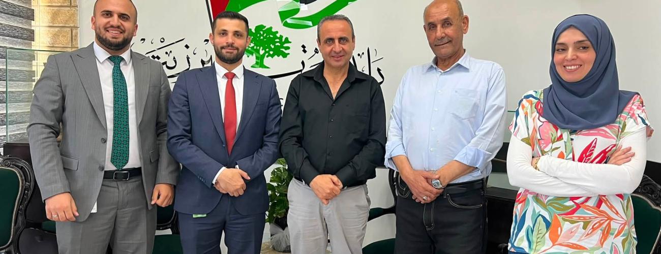 بلدية بيرزيت تبحث تعزيز الشراكة والتعاون مع شركة الاتصالات الفسطينية جوال 